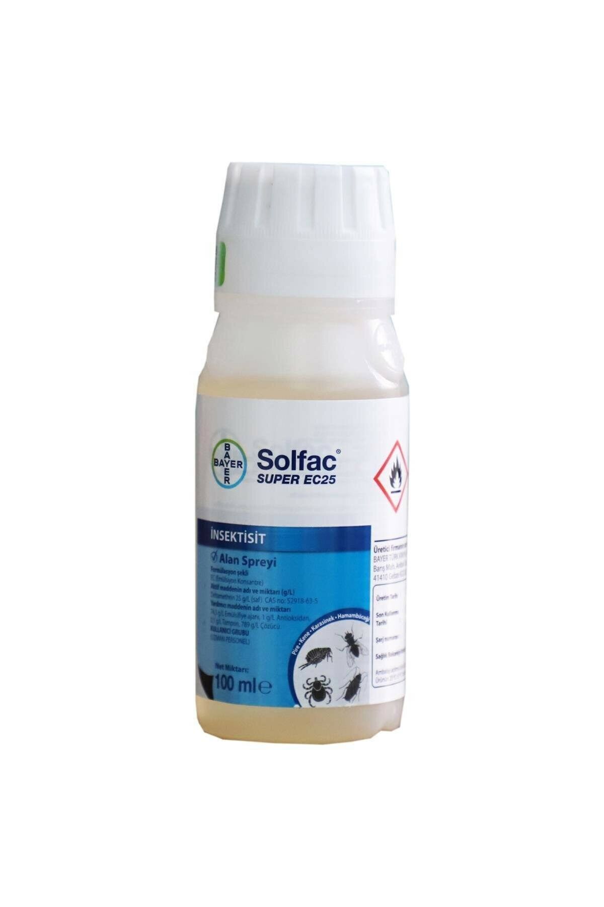Solfac EC25 (100ml) Bayer Uçan—Yürüyen Haşere İlacı
