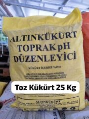 Elementel Toz Kükürt (25 KG) Altın Kükürt