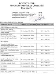 Sararmaya Kesin Çözüm Magnezyum+Demir Dem MagFer  (1 Litre) Sıvı