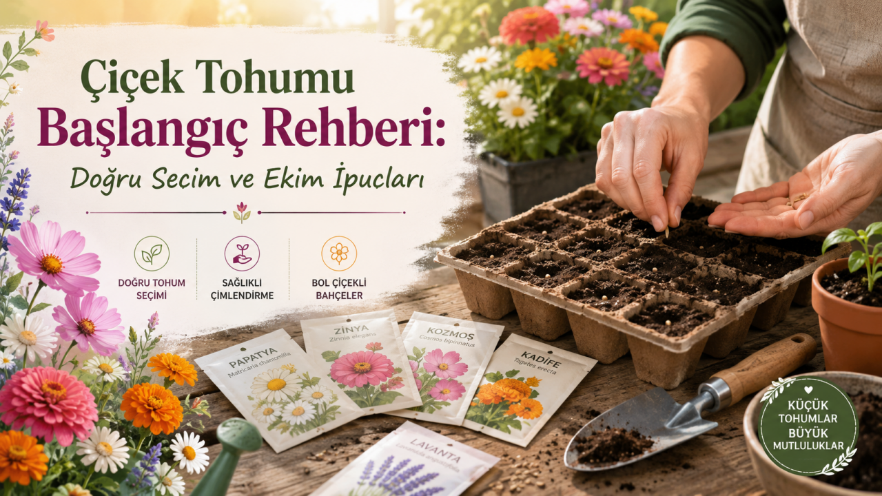 Çiçek Tohumu Başlangıç Rehberi: Doğru Seçim ve Ekim İpuçları