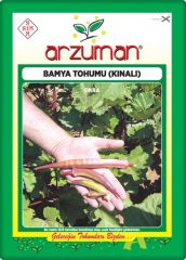 Bamya Tohumu (25 Gr) Kınalı Kırmızı Renk