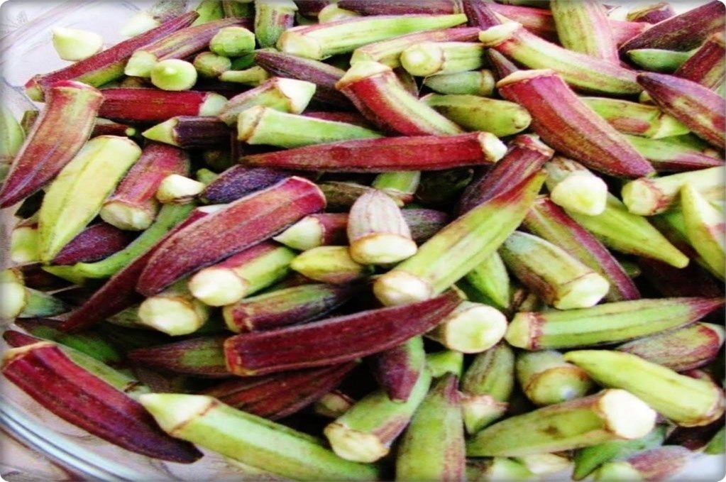 Bamya Tohumu (25 Gr) Kınalı Kırmızı Renk