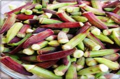 Bamya Tohumu (25 Gr) Kınalı Kırmızı Renk