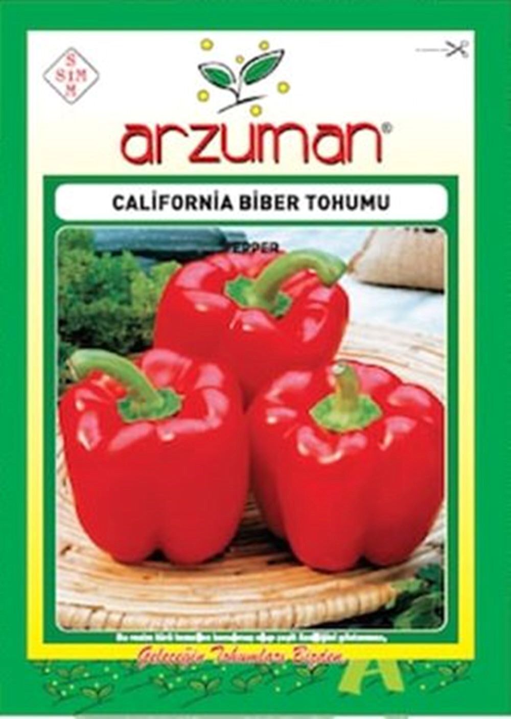 Arzuman California Biber Tohumu (5 gr)