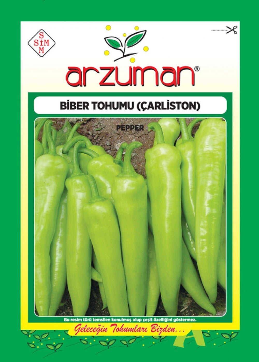 Çarliston Biber Tohumu (10 GR) 2500 Adet