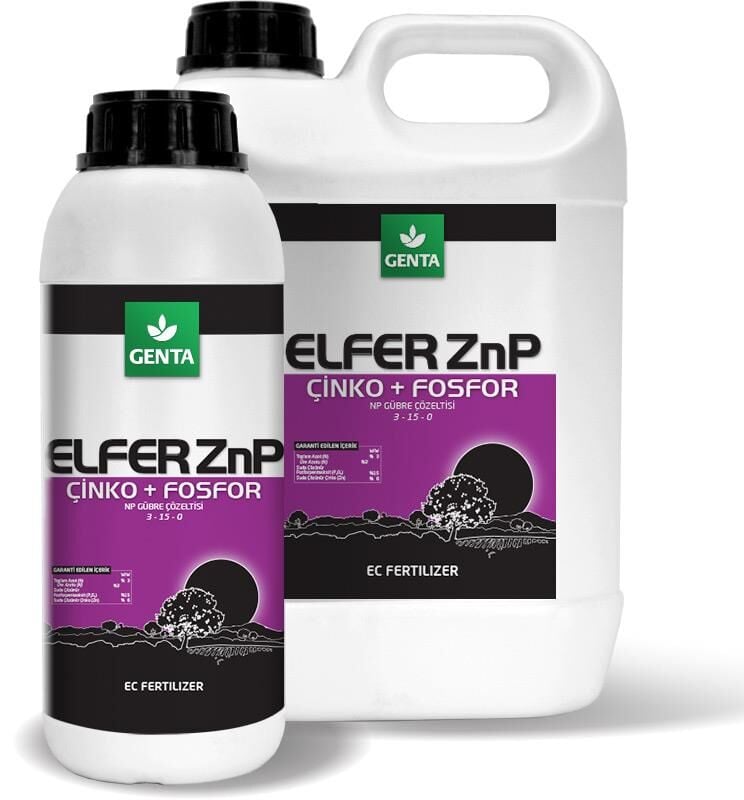 Çinko ve Fosfor Gübresi 3-15-0+6Zn (Elfer ZnP)5 Lt