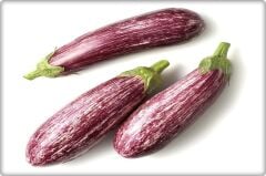 Çizgili Patlıcan Tohumu (10 Gr) Alaca Patlıcan