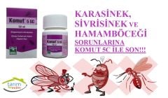 HEKTAŞ Komut 5 SC 50ml Karasinek, Sivrisinek Hamam Böceği İlacı