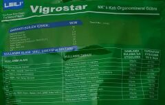 Vigrostar Katı Organomineral Gübre (1 ton suya yeter)