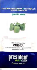 Krista F1 (Hibrit Dolma Biber Tohumu)(Koyu Renk)(1000 adet)