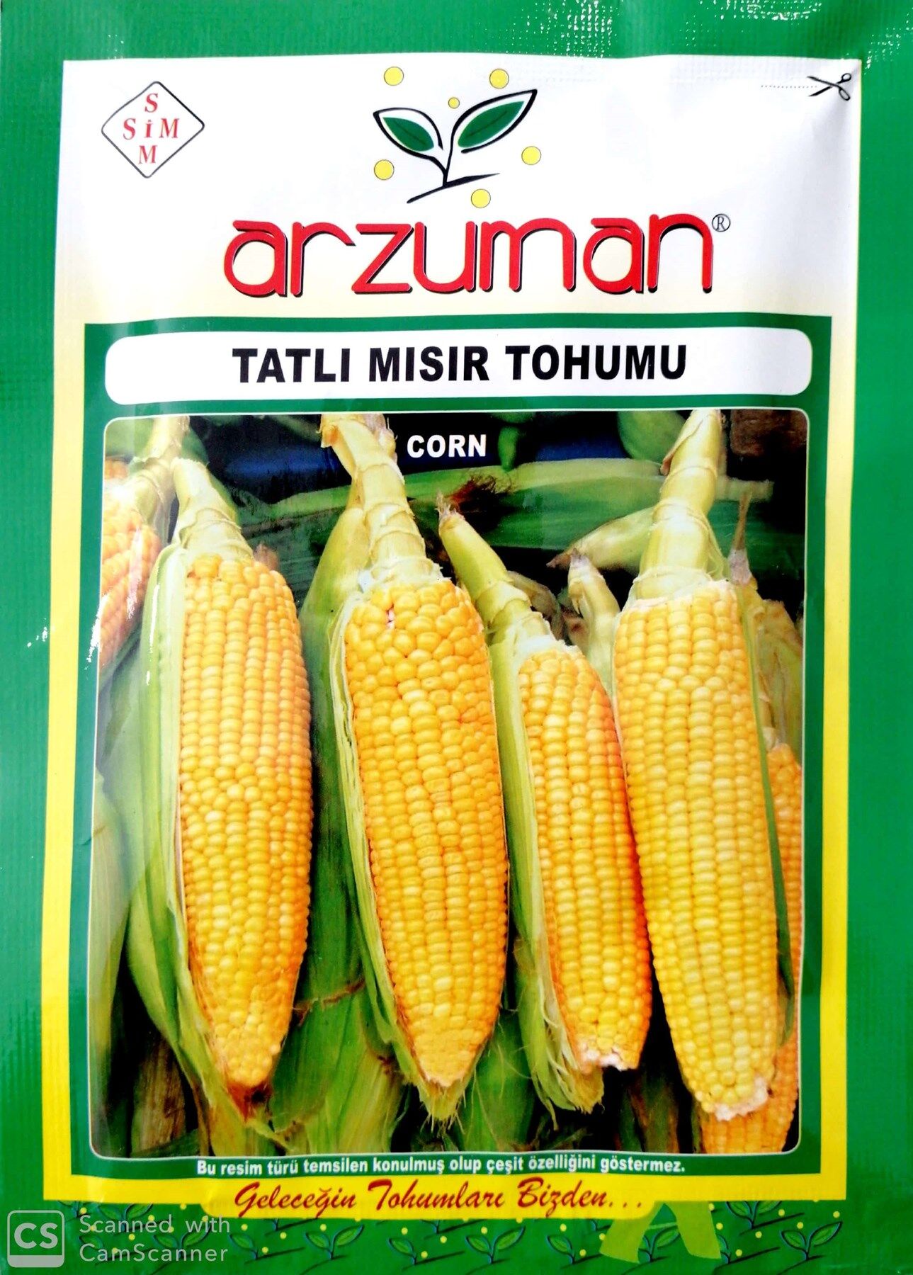 Hibrit Şeker-Tatlı Mısır Tohumu (25 Gr)