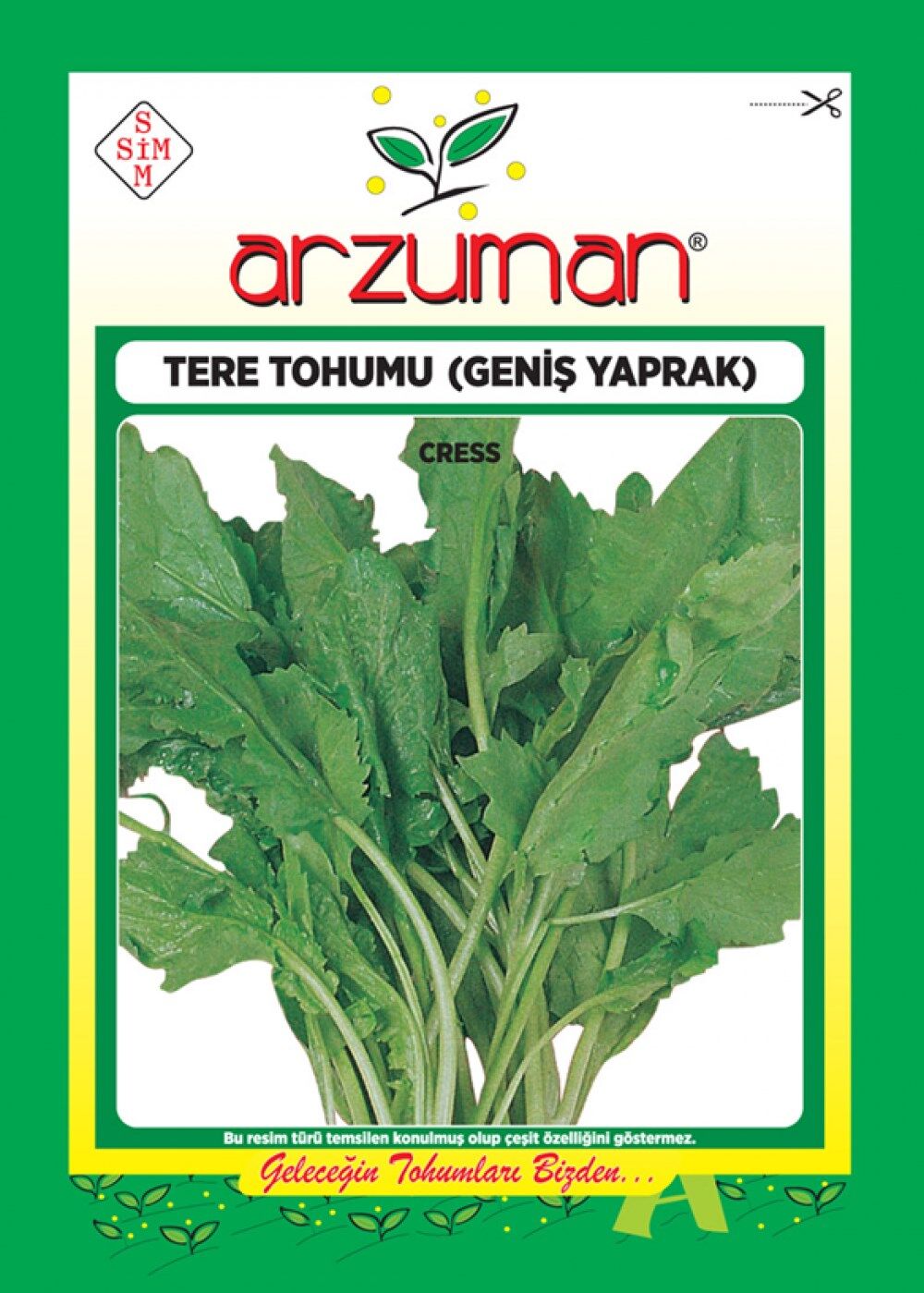 Tere Tohumu (10 Gr) Geniş Yapraklı Tere