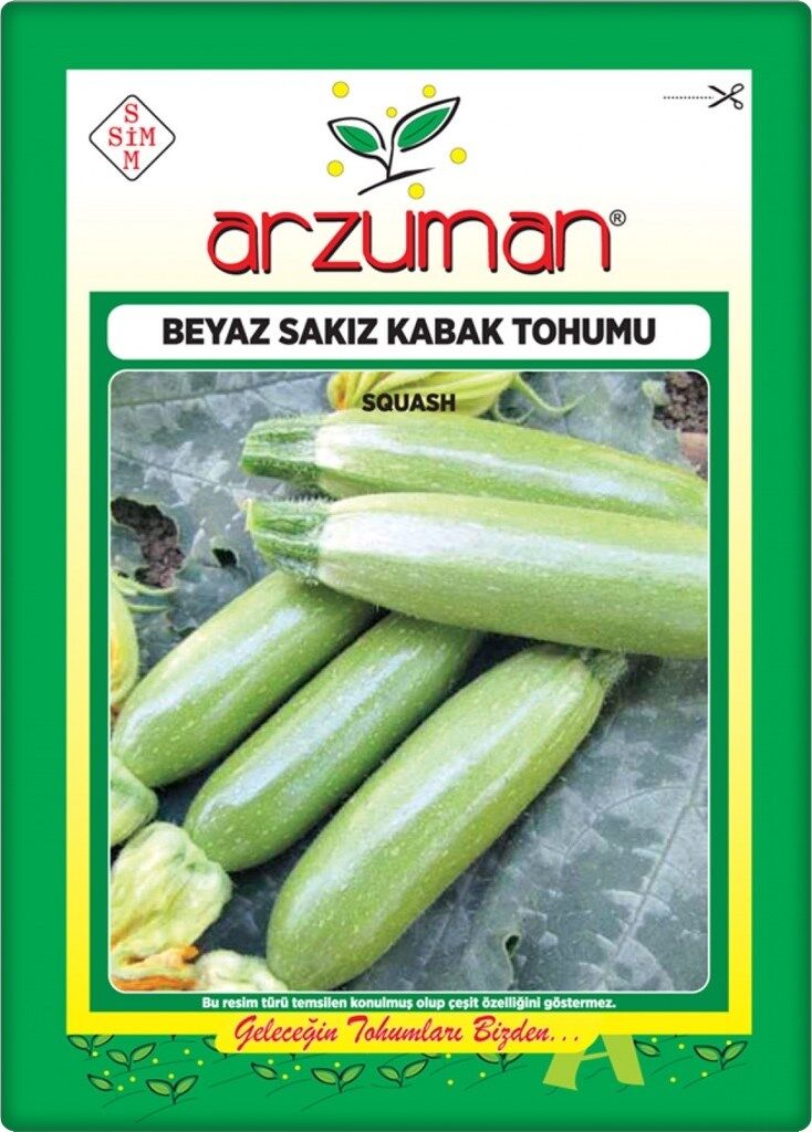 Kabak Tohumu Beyaz Sakız Kabak (10 Gr)