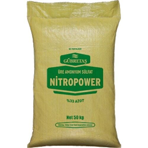 Gübretaş Nitropower Bitki Besini Üre Amonyum Sulfat Demir Suda Çözünür Kükürt %33 Azot Gübresi 50 Kg