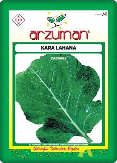 Kara Lahana Tohumu (10 Gr) Sarmalık Laz Lahanası
