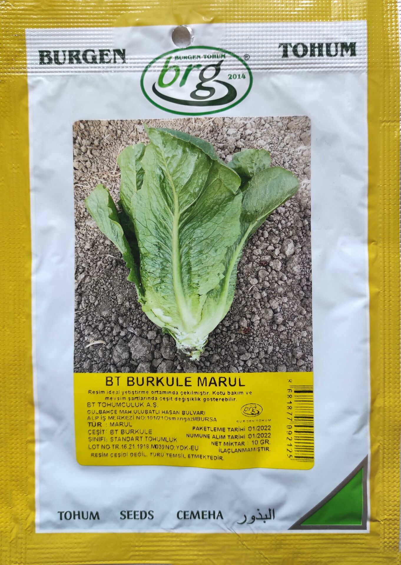 BT Burkule Marul Tohumu 10 gr