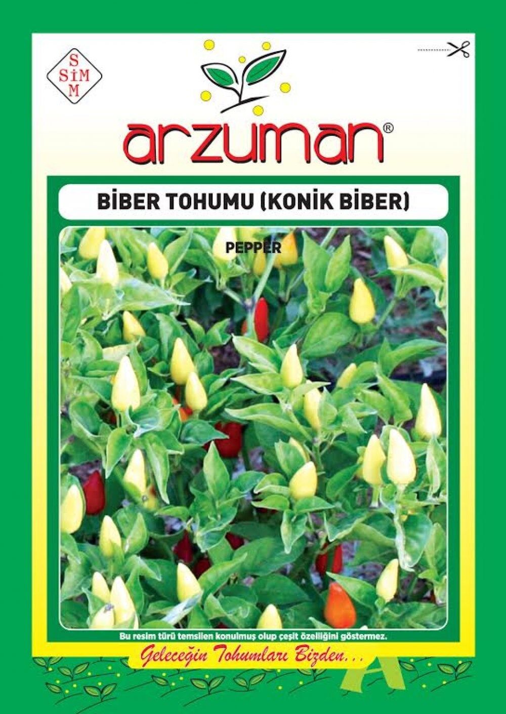 Konik Biber Turşuluk Tohumu (Orta Acı)(5 gr)