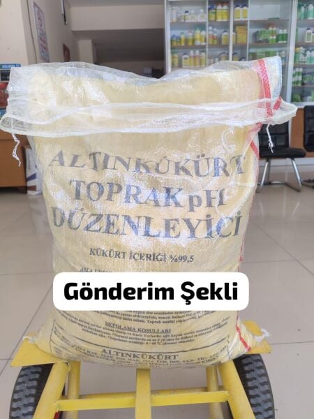 Elementel Toz Kükürt (25 KG) Altın Kükürt