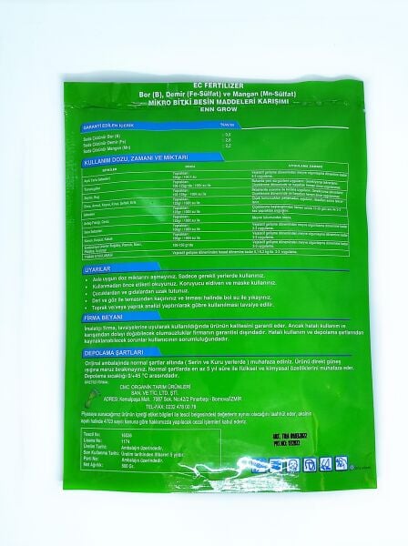 Enn Grow Mikro Bitki Besin Maddeleri 500 gr