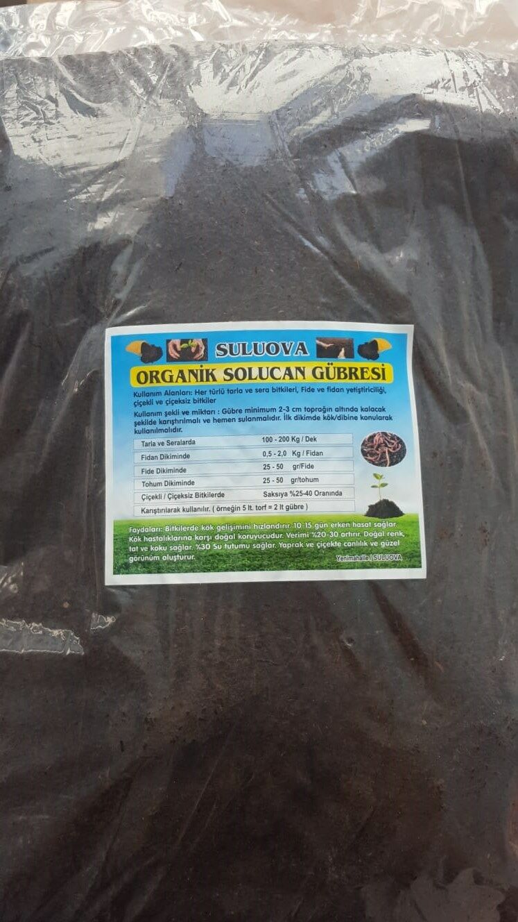 ORGANİK SOLUCAN GÜBRESİ 3 Lt.