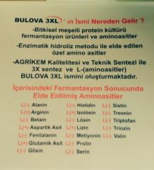 Bulova 3XL%12 Aminoasit Gübre (2 Lt) 1 ton suya yeter