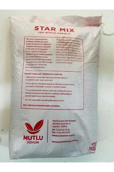 4 Farklı Yem Bitkisi Karışımı Tohumu 4M Starmix 25 kg(Hayvanlar için)