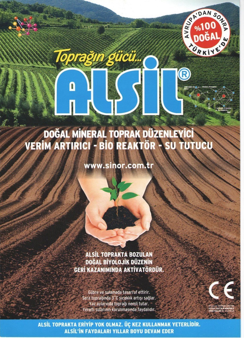 Alsil Mineral Gübre (25 Kg) Toprak Düzenleyici