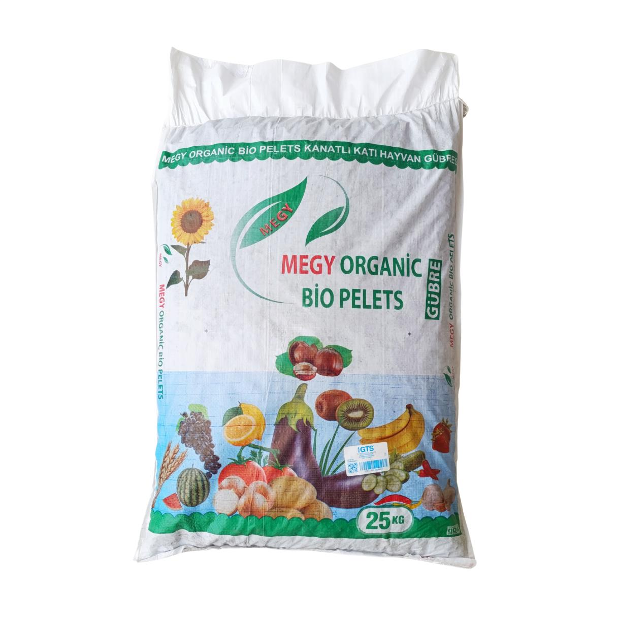 Megy Organic Tavuk Gübresi (25 Kg) Biopelet