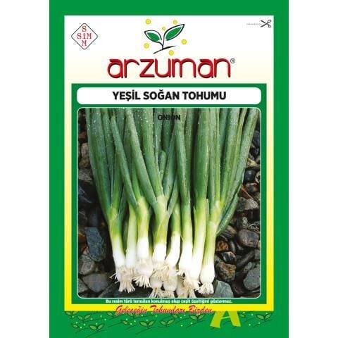 Arzuman Yeşil Soğan Tohumu 10 gr