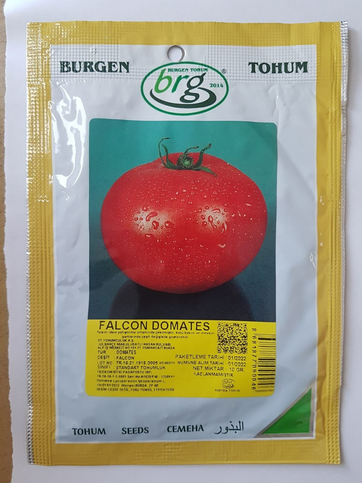 BT Falcon Domates Tohumu (10 Gr)