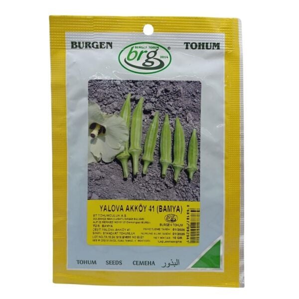 BT Yalova Akköy 41 Bamya Tohumu 10 gr