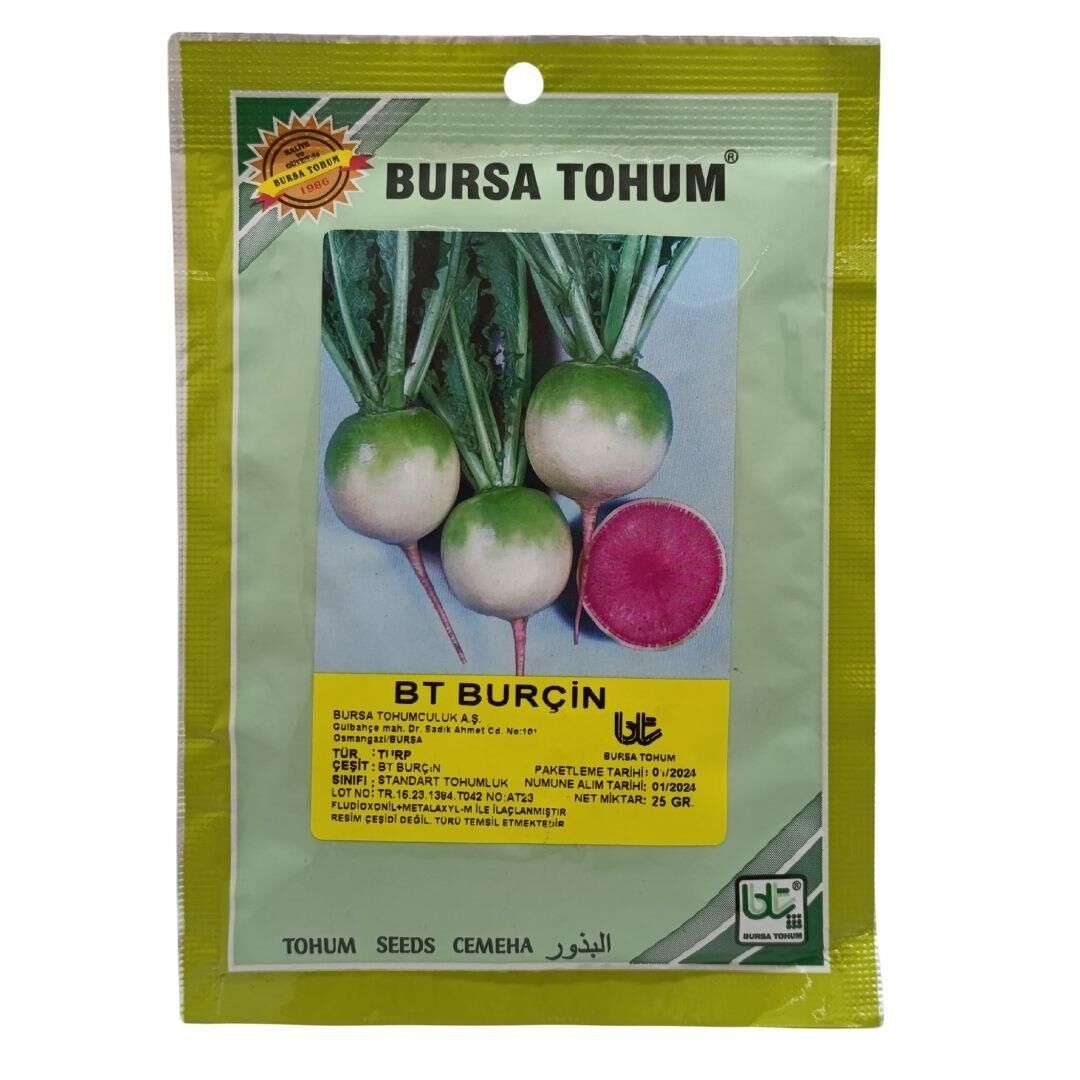 BT Burçin Çin Turp Tohumu 25 gr