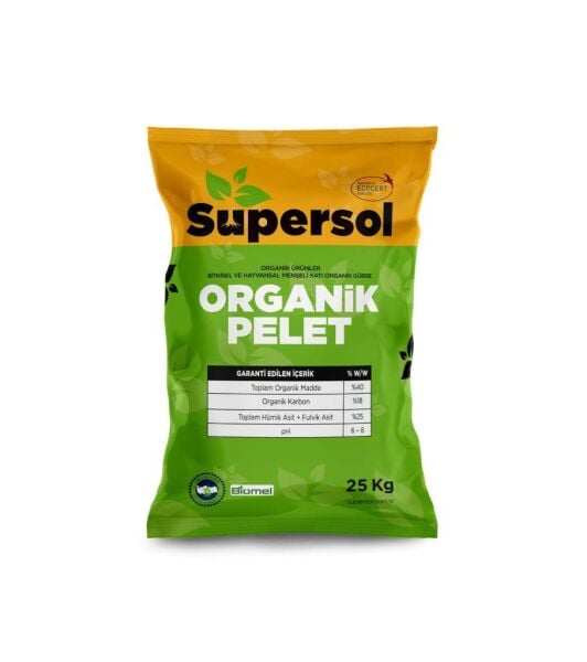 Supersol Organik Pelet Toprak Düzenleyici 25 kg