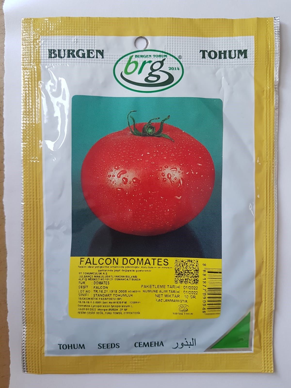 BT Falcon Domates Tohumu (10 Gr)