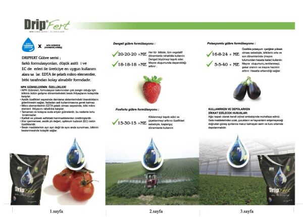 Laris Drip Fert 18-18-18 Npk Gübre (1 Kg)