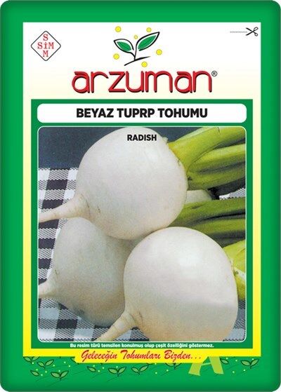 Beyaz Turp Tohumu (10 Gr) Arzuman