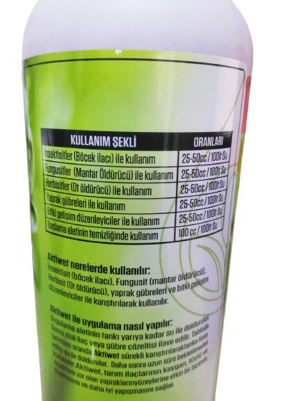 Aktiwet Yayıcı Yapıştırıcı (1 litre) pH Düşürücü