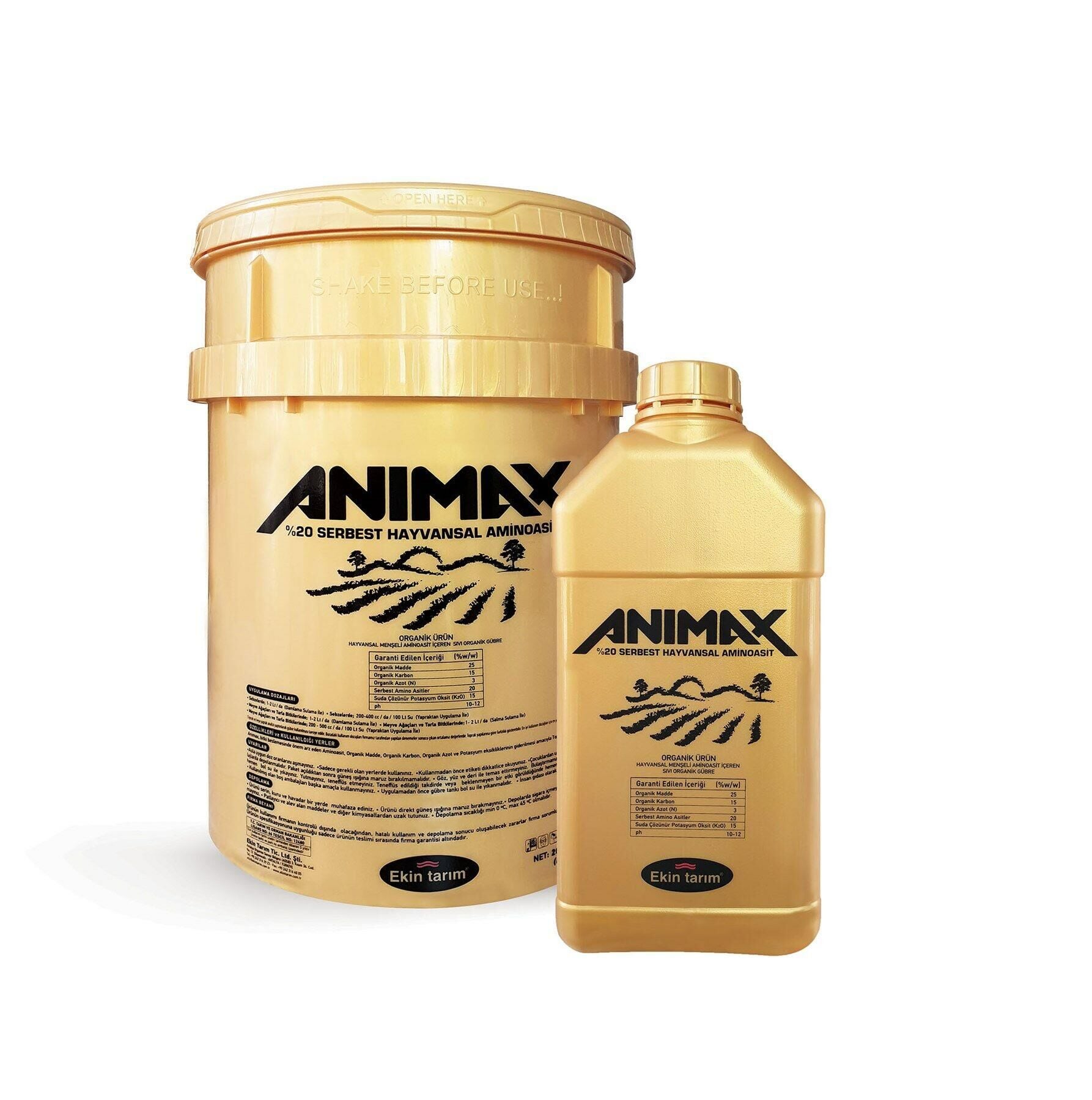 Animax (%20 Hayvansal Amino Asit) 5 Litre -Ekin Tarım