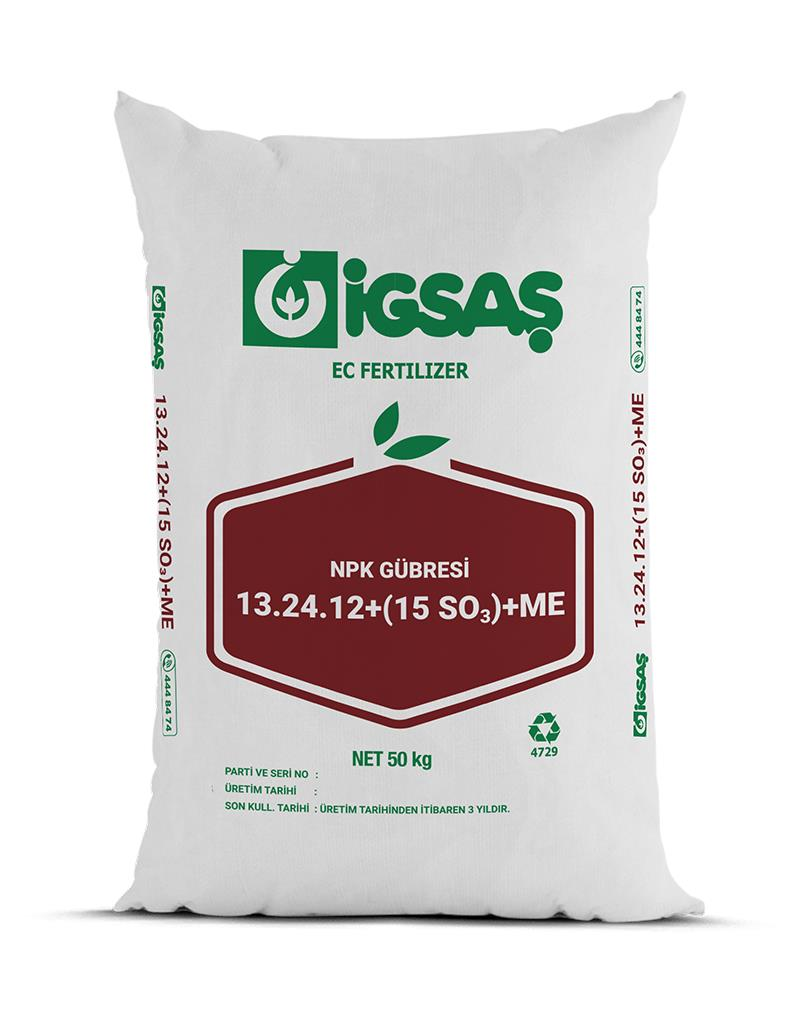 İgsaş 13-24-12+15SO3+ME NPK Gübre 50 kg