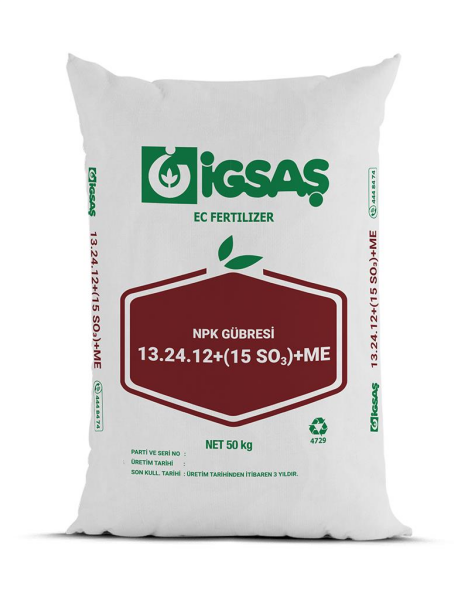 İgsaş 13-24-12+15SO3+ME NPK Gübre 50 kg
