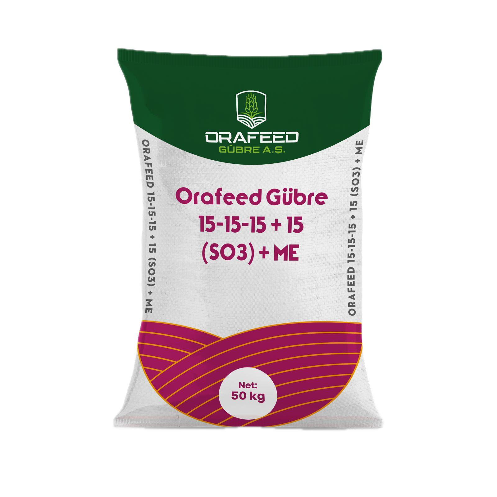 Orafeed 15-15-15 + 15 (SO3) Dengeli Taban Gübresi 50kg