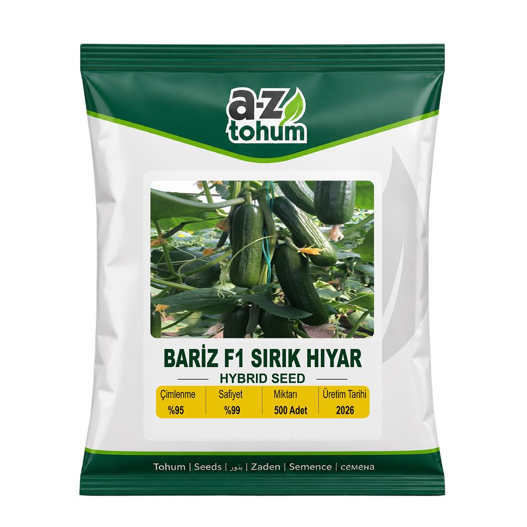 Bariz F1 Sırık Hıyar Tohumu (500 Adet)