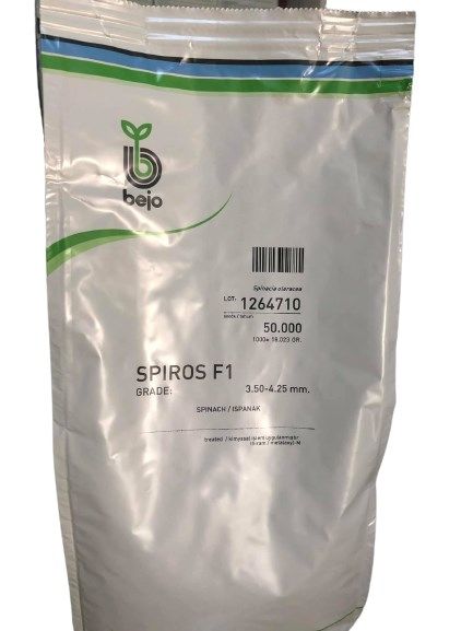 Spiros F1 Ispanak Tohumu (50.000 Adet)