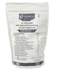 Potasyumlu NPK Gübresi 9-9-25+(2 MgO)+Me (5 Kg) AGROBİGEN