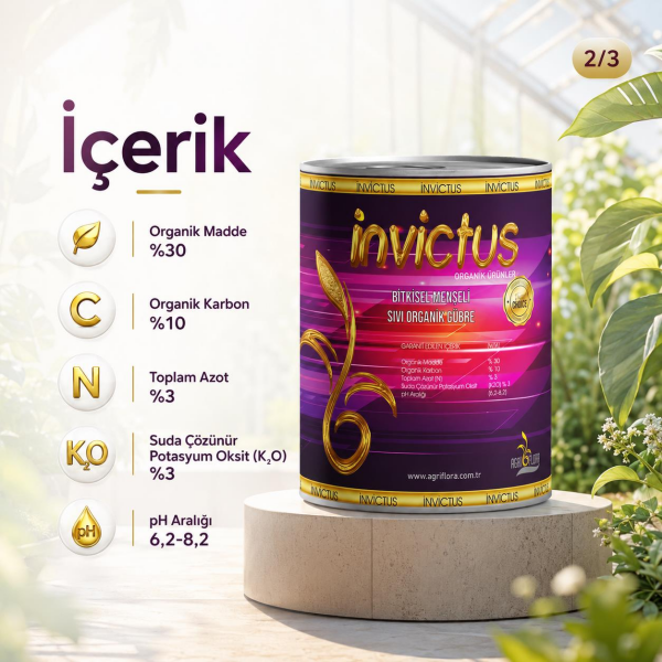 İnvictus Bitkisel Organik Sıvı Gübre 15 litre