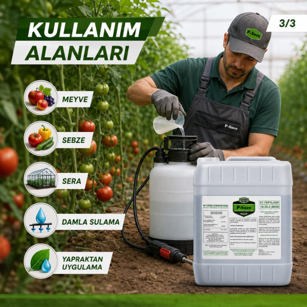 Tessenderlo P-Sure Sıvı Fosfor Gübresi 20 L