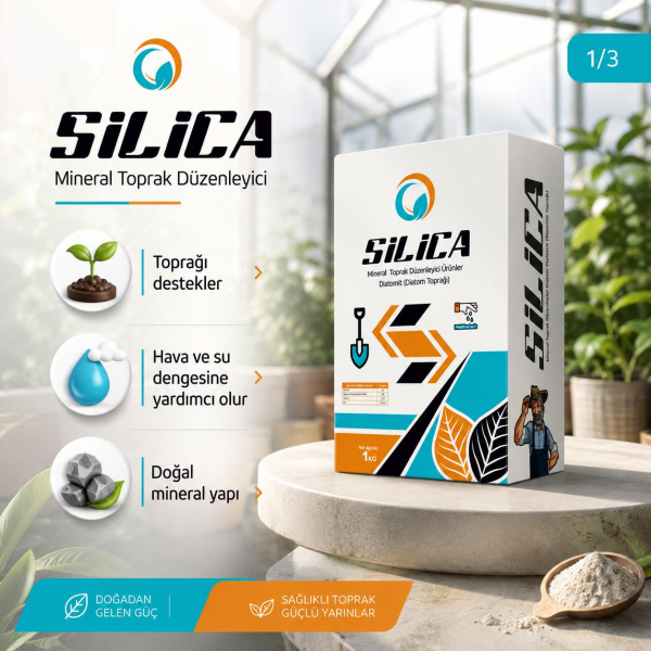 Silica Mikronize Toz Silisyum 1 Kg