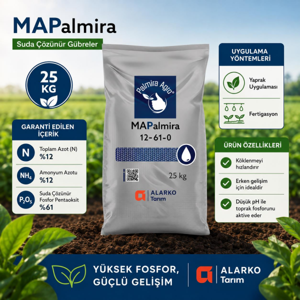 MAPalmira Suda Çözünür Fosfor Gübresi 25 Kg