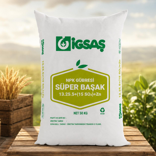 İGSAŞ Süper Başak Çinkolu Taban Gübresi 50 kg