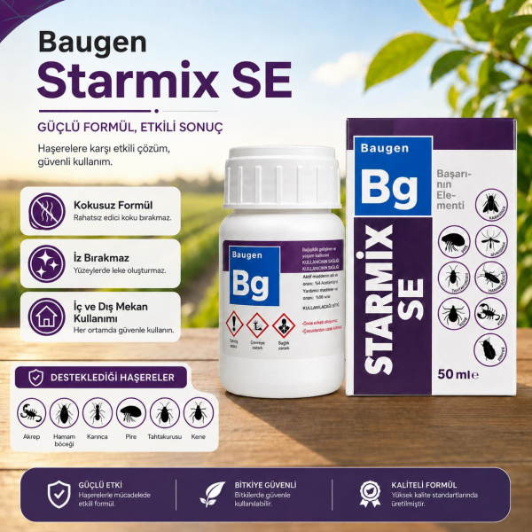 Baugen Starmix SE Haşere İlacı 50 Ml